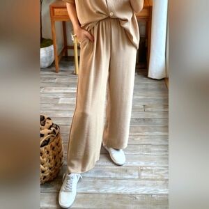 Lovely Melody NWOT Ribbed Pants Lg